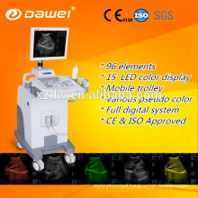 CE & ISO trolley ultrasound for Gynecology/Obstetrics/Urology & mobile ultrasound scanner made in China hot sale